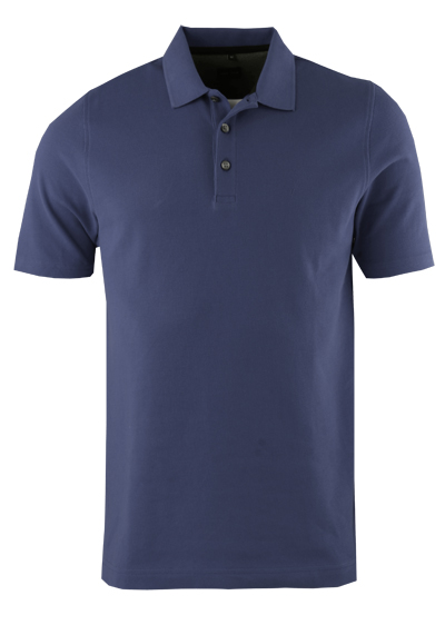 Produktbild für 'MARVELIS Halbarm Poloshirt geknpfter Kragen Pique rauchblau'
