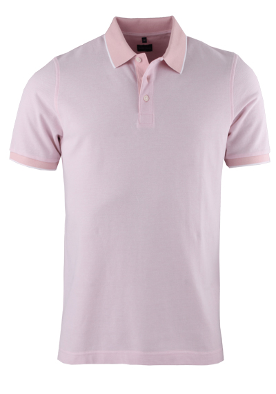Produktbild für 'MARVELIS Halbarm Poloshirt geknpfter Kragen Pique rosa'