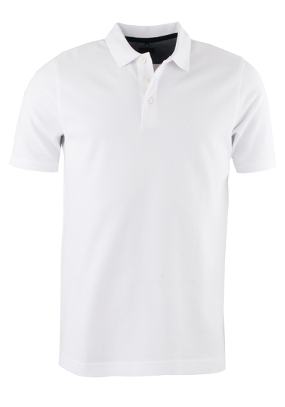 Produktbild für 'MARVELIS Halbarm Poloshirt geknpfter Kragen Pique wei'