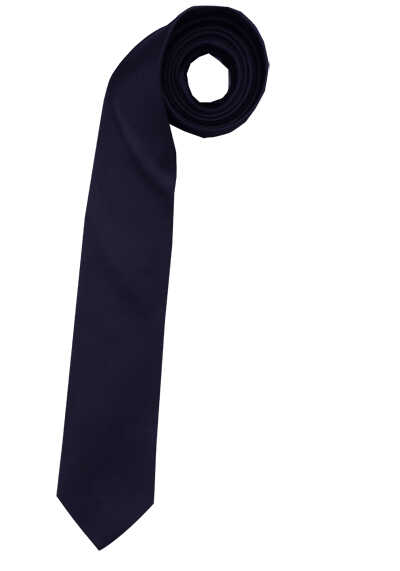 MARVELIS Krawatte 6,5 cm breit aus reiner Seide nachtblau