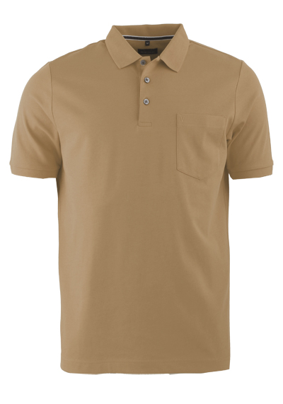 Produktbild für 'MARVELIS Poloshirt Halbarm Polokragen Quick Dry Jersey beige'