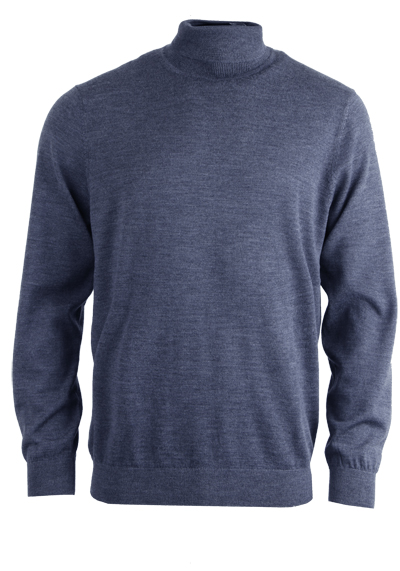 Produktbild für 'MARVELIS Rollkragenpullover Langarm mittelblau'