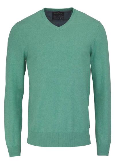 MARVELIS Strick Pullover Langarm V-Ausschnitt hellgrn