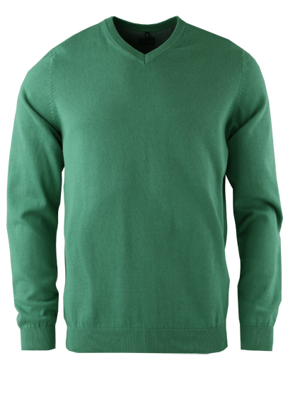 Produktbild f&uuml;r 'MARVELIS Strick Pullover Langarm V-Ausschnitt smaragtgr�n'