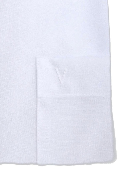 MARVELIS Modern Fit Hemd extra langer Arm New Kent Kragen wei