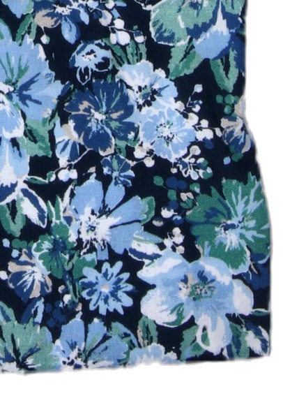 Produktbild fr 'MARVELIS Modern Fit Hemd extra langer Arm New Kent Kragen Blumenmuster blau'
