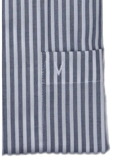 Produktbild fr 'MARVELIS Modern Fit Hemd extra langer Arm New Kent Kragen Streifen blau'