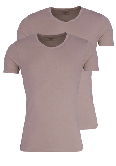MARVELIS Body Fit T-Shirt Doppelpack Rundhals haut