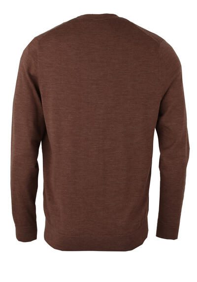 Produktbild fr 'MARVELIS Cardigan Langarm mit Knopfleiste aus Merino cognac'