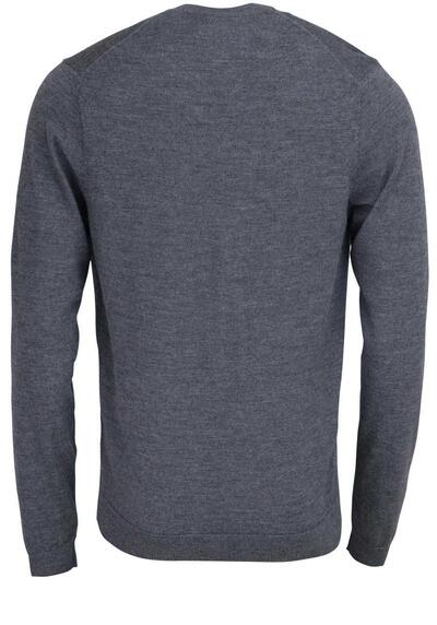 Produktbild fr 'MARVELIS Cardigan Langarm mit Knopfleiste aus Merino dunkelgrau'