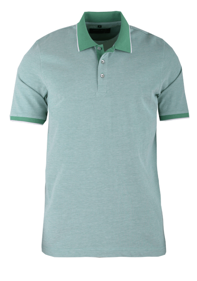 MARVELIS Halbarm Poloshirt geknpfter Kragen Pique grn