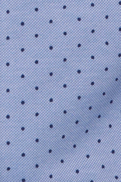 MARVELIS Modern Fit Hemd Langarm New Kent Kragen Jersey Punkte hellblau