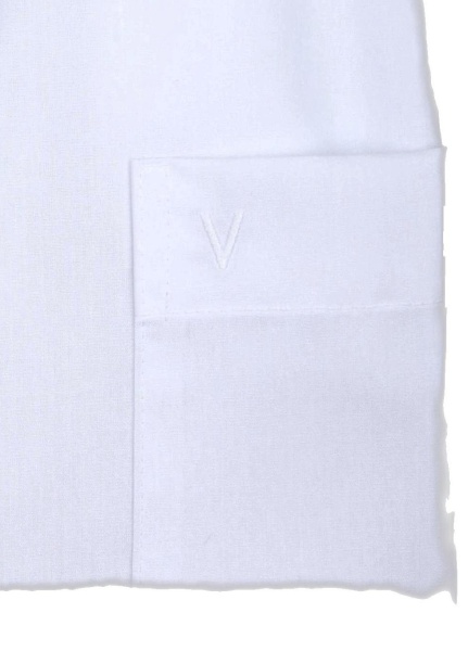 MARVELIS Modern Fit Hemd extra langer Arm New Kent Kragen weiß
