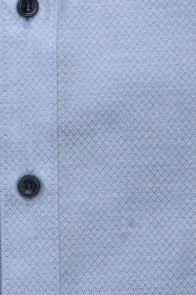 MARVELIS Body Fit Hemd extra langer Arm New Kent Kragen Muster hellblau