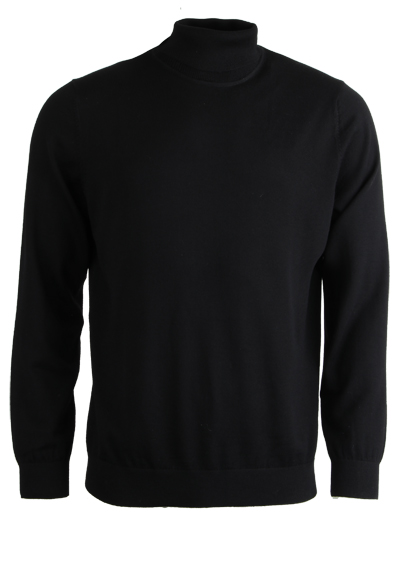 MARVELIS Rollkragenpullover Langarm schwarz