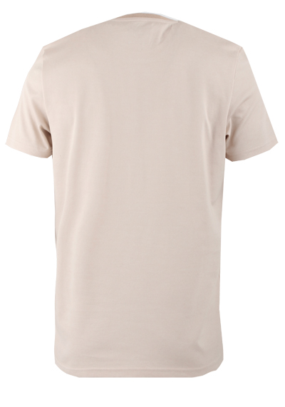MARVELIS T-Shirt Halbarm Quick Dry Rundhals Struktur beige