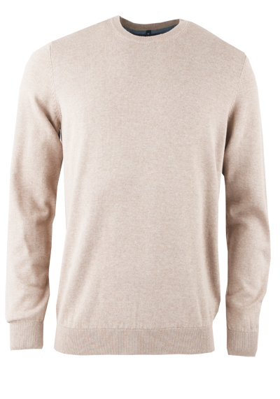 MARVELIS Strick Pullover Langarm Rundhals ecru