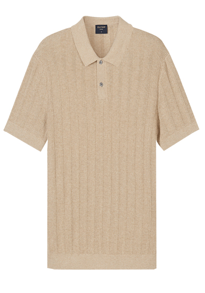 OLYMP Casual Polo Halbarm Polokragen Strick haut preisreduziert