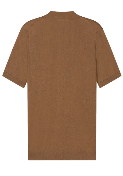 Produktbild f�r 'OLYMP Casual Polo Halbarm Polokragen Strick camel'