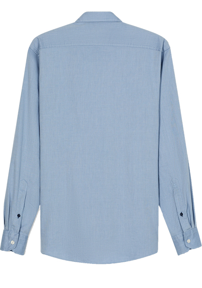 Produktbild f�r 'OLYMP Casual Hemd Langarm New Kent Kragen Struktur hellblau'