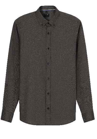 Produktbild f�r 'OLYMP Casual Hemd Langarm Button Down Kragen Faux anthrazit'