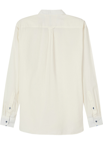 Produktbild f�r 'OLYMP Casual Hemd Langarm Button Down Kragen Fischgratstruktur wei�'