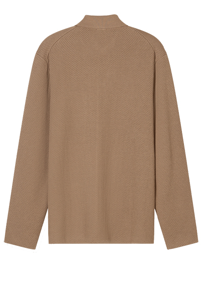 Produktbild f�r 'OLYMP Casual Strickjacke Langarm Baumwollmix Strick mokka'