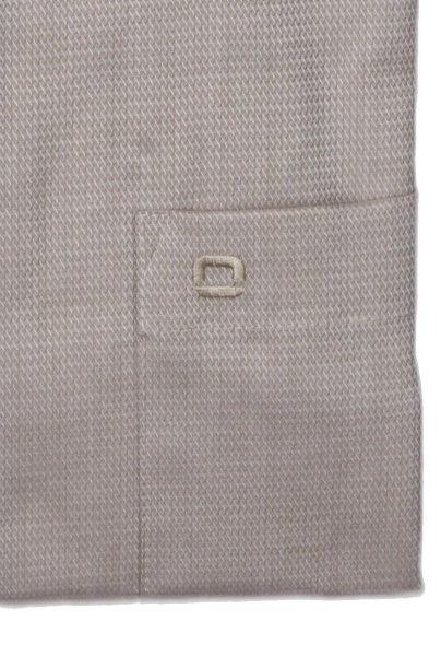 Produktbild fr 'OLYMP Luxor modern fit Hemd extra langer Arm New Kent Kragen Struktur beige'