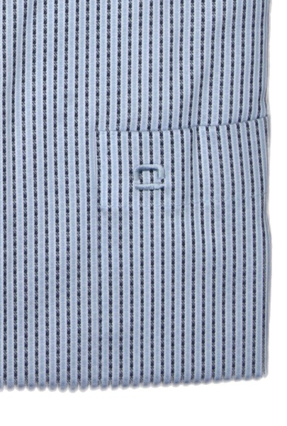 Produktbild fr 'OLYMP Luxor modern fit Hemd extra langer Arm New Kent Kragen Streifen blau'