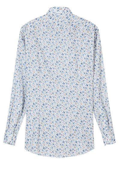 Produktbild f�r 'OLYMP Luxor modern fit Hemd extra kurzer Arm New Kent Kragen Blumenmuster wei�'