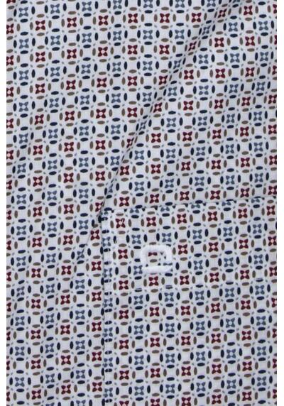 Produktbild fr 'OLYMP Luxor modern fit Hemd Langarm New Kent Kragen Muster wei'