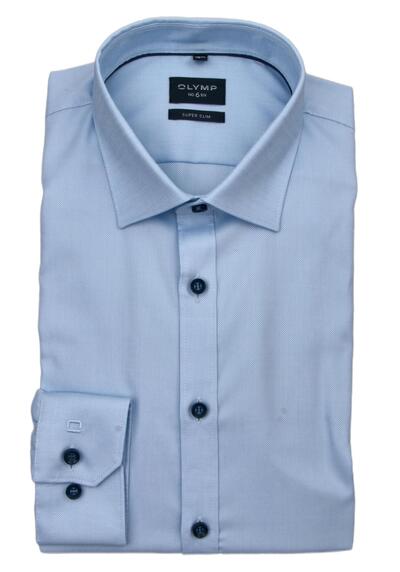 OLYMP No. Six super slim Hemd Langarm hellblau preisreduziert