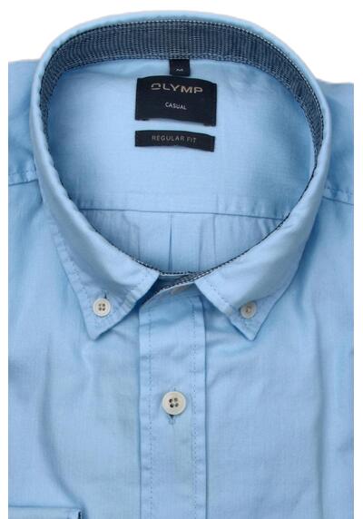Produktbild fr 'OLYMP Casual Hemd Langarm Button Down Kragen hellblau'