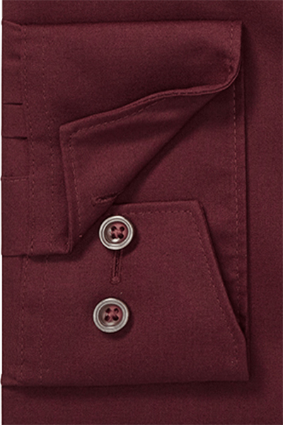 Produktbild f�r 'OLYMP Luxor modern fit Hemd extra langer Arm New Kent Kragen Chambray dunkelrot'