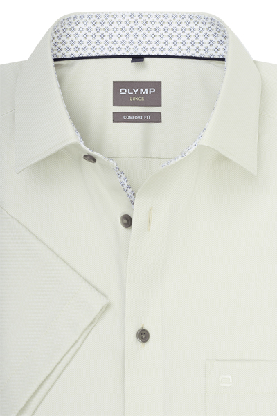 Produktbild f�r 'OLYMP Luxor comfort fit Hemd Halbarm New Kent Kragen gr�n'