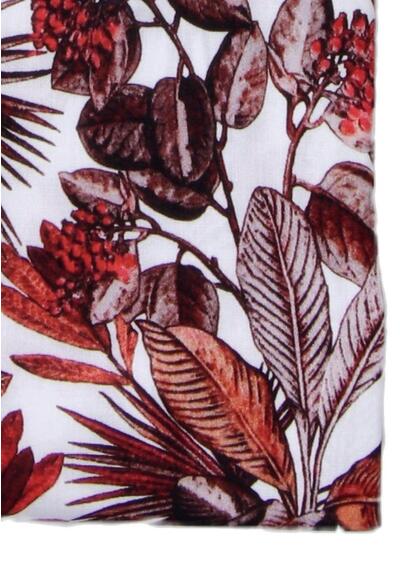 Produktbild fr 'OLYMP Level Five body fit Hemd Langarm New Kent Kragen Blumenmuster rot'