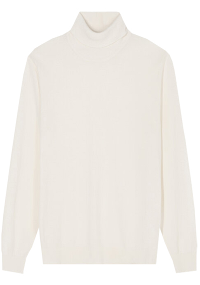 Produktbild f�r 'OLYMP Casual Strick Pullover Rollkragen extrafeine Merinowolle wei�'