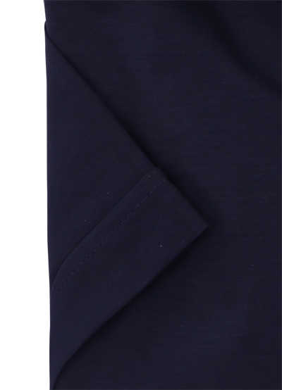 OLYMP Level Five 24/Seven body fit Hemd Halbarm Jersey Stretch nachtblau