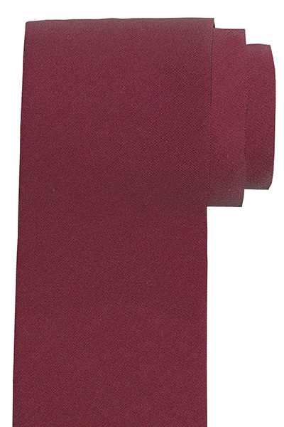 OLYMP Krawatte slim 6,5 cm breit reiner weinrot aus Fleckabweisend Seide