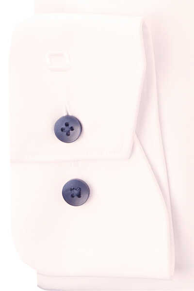 OLYMP Luxor 24/Seven modern fit Hemd extra kurzer Arm New Kent Kragen Stretch weiß