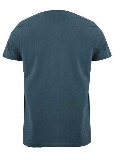 OLYMP Regular Fit T-Shirt Halbarm Rundhals Baumwolle Stretch Jersey navy