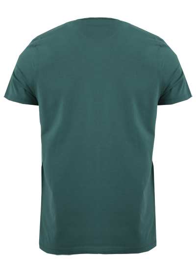 OLYMP Regular Fit T-Shirt Halbarm Rundhals Baumwolle Stretch Jersey dunkelgrn