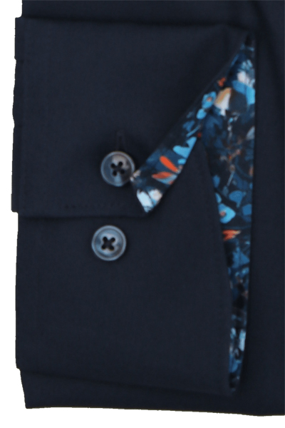 OLYMP Luxor comfort fit Hemd extra langer Arm Haifischkragen nachtblau