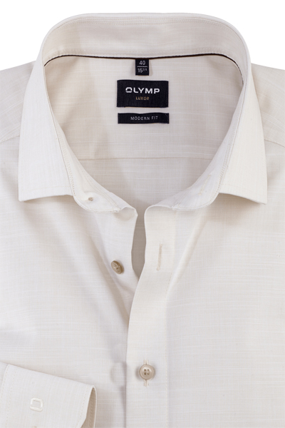 Produktbild fr 'OLYMP Luxor modern fit Hemd Wedding Special New kent Kragen Faux ecru'