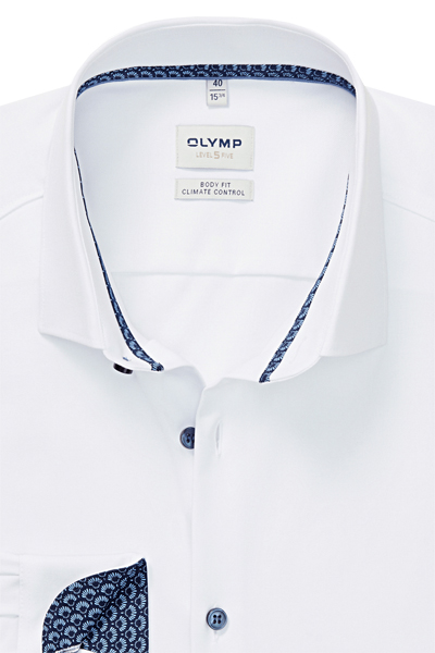 Produktbild f�r 'OLYMP Level Five 24/Seven body fit Hemd extra langer Arm Stretch wei�'