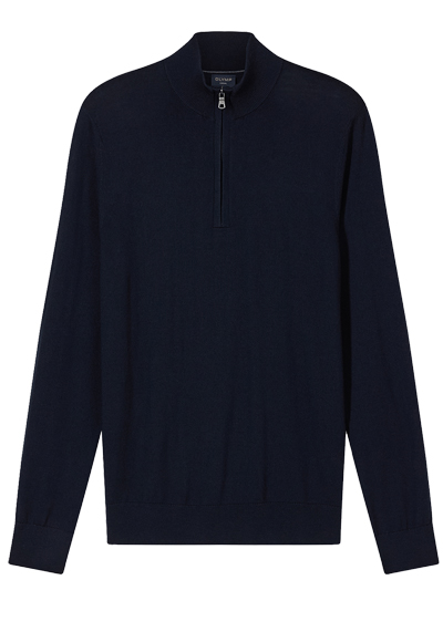 OLYMP Casual regular fit Troyer Langarm nachtblau