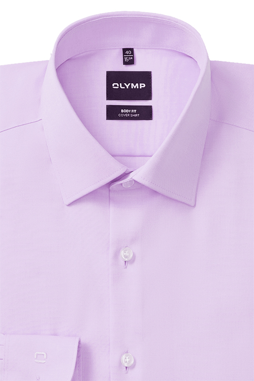 Produktbild f�r 'OLYMP Level Five body fit Hemd Langarm New Kent Kragen Cover Shirt rosa'