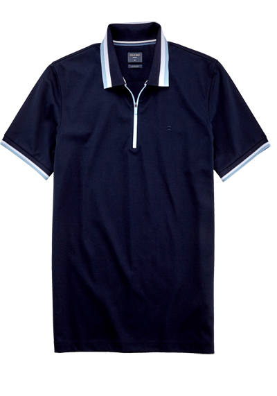 Produktbild für 'OLYMP Casual Polo Halbarm Polokragen Active Dry Pique nachtblau'