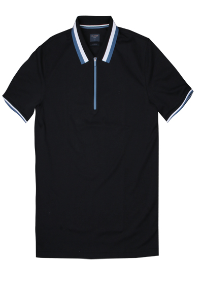 Produktbild für 'OLYMP Casual Polo Halbarm Polokragen Active Dry Pique schwarz'
