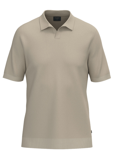 Produktbild f&uuml;r 'OLYMP Casual Polo Halbarm Polokragen Strick haut'